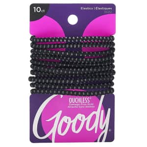 Goody SlideProof 4mm Elastic Hair Tie 10-Pack for $2.33 via Sub & Save Goody SlideProof 4mm Elastic Hair Tie 10-Pack for $2.33 via Sub & Save