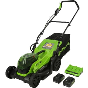 Greenworks 48V 14" Brushless Cordless Lawn Mower for $286