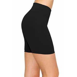 ALWAYS Women's 5" Bike Shorts Leggings - High Waist Tummy Control Soft Stretch Workout Activewear for $16 ALWAYS Women's 5" Bike Shorts Leggings - High Waist Tummy Control Soft Stretch Workout Activewear for $16