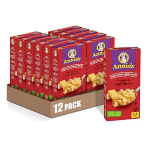 Annie's Four Cheese Penne Macaroni and Cheese Dinner 12-Pack for $11