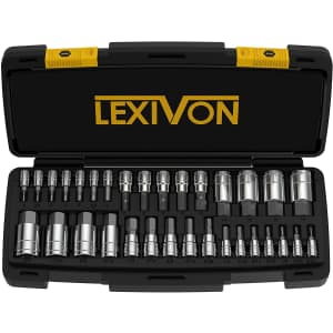 Lexivon 32-Piece Master Hex Bit Socket Set for $39 Lexivon 32-Piece Master Hex Bit Socket Set for $39