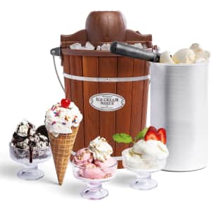 Nostalgia 6-Quart Electric Ice Cream Maker for $57 w/ Prime