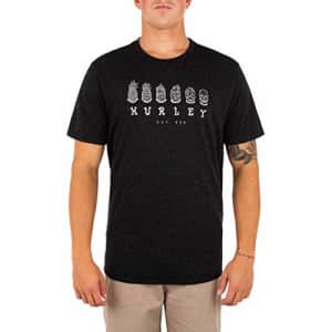Hurley Men's Everyday Regrind Changling Short Sleeve T-Shirt, Black, Small for $40