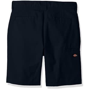 Dickies Boys Flexwaist Flat Front Short W/Extra Pocket Husky, Dark Navy, 12H for $7