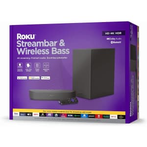 Roku Streambar & Roku Wireless Bass Bundle for $150