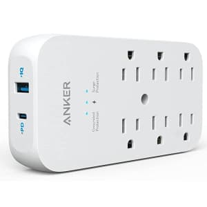 Anker 6-Outlet Extender and USB Wall Charger for $20