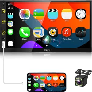 Hieha 7" Double Din Car Stereo for $97 Hieha 7" Double Din Car Stereo for $97