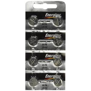 Energizer LR44 1.5V Button Cell Battery x 8 Batteries (Replaces: LR44, CR44, SR44, 357, SR44W, for $9