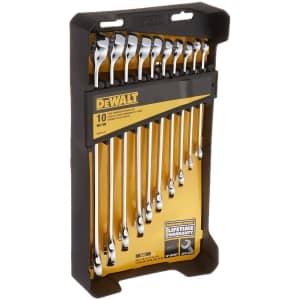 DeWalt 10-Piece SAE Combination Wrench Set for $40 DeWalt 10-Piece SAE Combination Wrench Set for $40