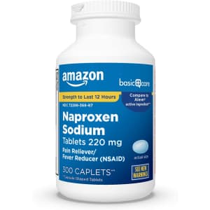 Amazon Basics Amazon Basic Care Naproxen Sodium 300-Count Tablets for $7.25 via Sub & Save