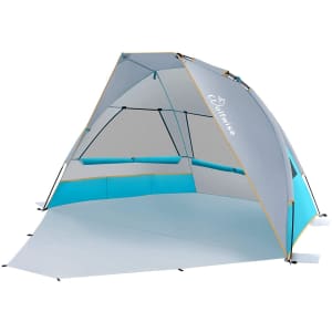 WolfWise UPF 50+ Portable Beach Tent for $34 WolfWise UPF 50+ Portable Beach Tent for $34