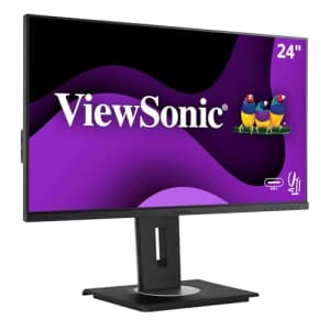 ViewSonic VG245 24 Inch IPS 1080p Monitor Designed for Surface with Advanced Ergonomics, 60W USB C, for $225