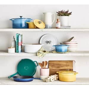 Martha Stewart Collection Enameled Cast Iron Cookware at Macy's: from $12