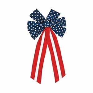 Fun Express - Patriotic Decoration Bow 1 pc for Fourth of July - Party Supplies - Wrappings - Bows for $8