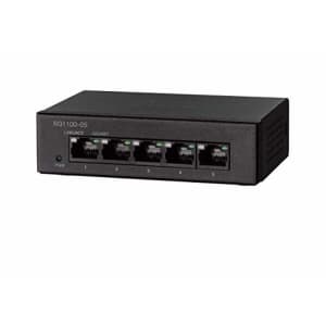 Cisco SG110D-05 Desktop Switch with 5 Gigabit Ethernet (GbE) Ports, Limited Lifetime Protection for $68