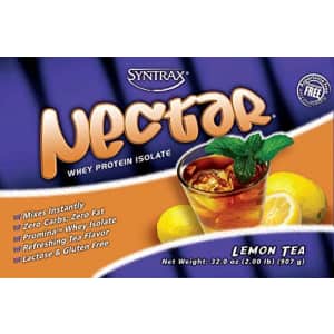 Syntrax Nectar Native Grass-Fed Whey Protein Isolate, Refreshing Flavor, RBST-Free, Oz Lemon Tea 2 for $85