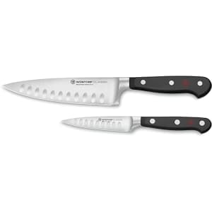 Wusthof Classic Hollow Edge 2-Piece Chef's Knife Set for $129