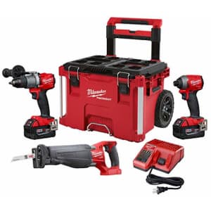 Milwaukee 2997-23SPO M18 FUEL 18-Volt Lithium-Ion Brushless Cordless Combo Kit (3-Tool) with Two for $829