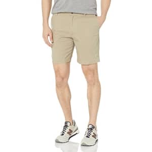 Dockers Men's Perfect Classic Fit 8" Shorts, (New) Sand Dune Khaki, 36 for $28