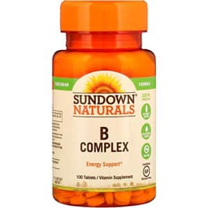 Sundown Naturals B-Complex Energy Support, 100 Tablets each (1 Pack) for $9