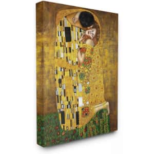 Stupell Industries Gustav Klimt "The Kiss" 48" x 36" Canvas Wall Art for $78 Stupell Industries Gustav Klimt "The Kiss" 48" x 36" Canvas Wall Art for $78