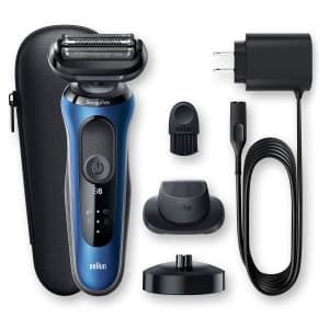 Braun Series 6 Electric Razor w/ Charging Stand & Precision Trimmer for $78