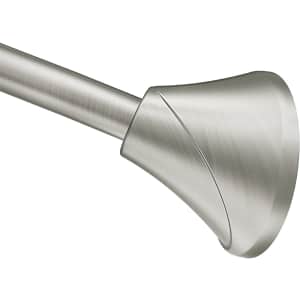 Moen 5-Foot Adjustable Tension Single Curved Shower Curtain Rod for $37 Moen 5-Foot Adjustable Tension Single Curved Shower Curtain Rod for $37