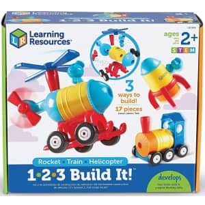 Learning Resources 1-2-3 Build It! Rocket-Train-Helicopter for $12 Learning Resources 1-2-3 Build It! Rocket-Train-Helicopter for $12