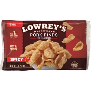 Lowrey's Microwave Spicy Pork Rinds 6-Pack for $7.12 via Sub & Save