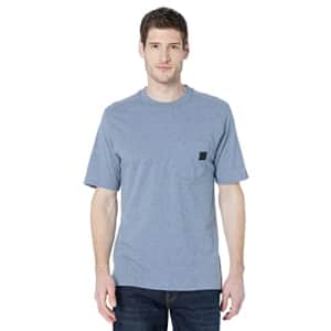 WOLVERINE Men's Guardian Cotton Short Sleeve Pocket Tee Shirt, Blue Heather, XX-Large for $16 WOLVERINE Men's Guardian Cotton Short Sleeve Pocket Tee Shirt, Blue Heather, XX-Large for $16