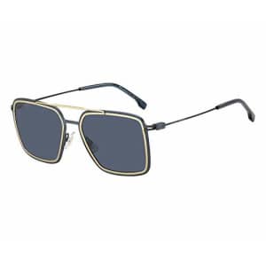 Hugo Boss BOSS 1191/S Blue Gold/Blue 55/18/145 men Sunglasses for $89