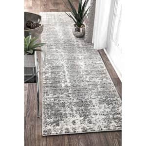 nuLOOM Misty Shades Deedra Runner Rug, 2' 8" x 20', Grey for $97 nuLOOM Misty Shades Deedra Runner Rug, 2' 8" x 20', Grey for $97