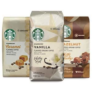 Starbucks Flavored Ground Coffee Variety Pack No Artificial Flavors 3 bags (11 oz. each) for $33