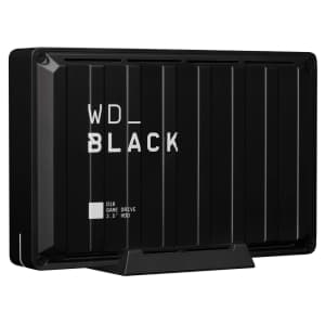 WD Black D10 8TB External USB 3.2 Gen 1 Portable Hard Drive for $155