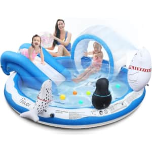 Evajoy Ice & Snow House Inflatable Play Center for $23