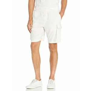Tommy Hilfiger Men's Casual Stretch Chino Shorts, White Suede, LG for $24 Tommy Hilfiger Men's Casual Stretch Chino Shorts, White Suede, LG for $24