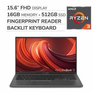ASUS VivoBook 2019 Premium 15.6 FHD Laptop Notebook Computer, 4-Core AMD Ryzen 3 3200U 2.6GHz, 16GB for $739 ASUS VivoBook 2019 Premium 15.6 FHD Laptop Notebook Computer, 4-Core AMD Ryzen 3 3200U 2.6GHz, 16GB for $739