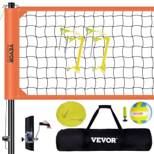 Vevor 1.75" Portable Volleyball Net System for $15
