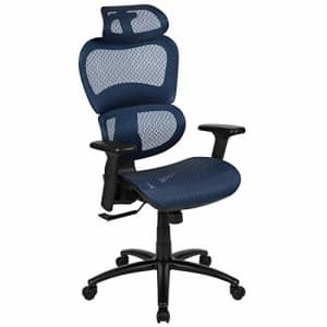 Flash Furniture Ergonomic Mesh Office Chair with 2-to-1 Synchro-Tilt, Adjustable Headrest, Lumbar for $243