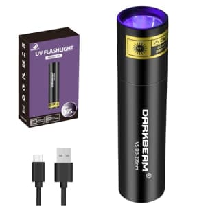 DarkBeam UV Flashlight for $5