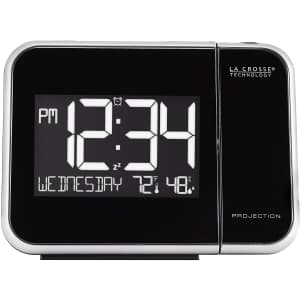 La Crosse Technology Projection Alarm Clock for $27
