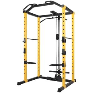 BalanceFrom Adjustable Power Cage with Lat Pull-Down for $300