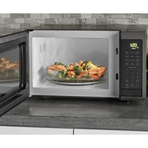 GE Appliances JES1095BMTS GE 0.9 Cu. Ft. Capacity Countertop Microwave Oven, Black Stainless Steel for $149 GE Appliances JES1095BMTS GE 0.9 Cu. Ft. Capacity Countertop Microwave Oven, Black Stainless Steel for $149