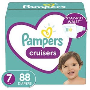 Diapers Size 7, 88 Count - Pampers Cruisers Disposable Baby Diapers, ONE MONTH SUPPLY (Packaging for $50 Diapers Size 7, 88 Count - Pampers Cruisers Disposable Baby Diapers, ONE MONTH SUPPLY (Packaging for $50