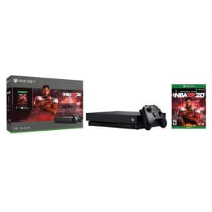 Microsoft Xbox One X 1TB NBA 2K20 Console Bundle for $300 w/ $90 Kohl's Cash