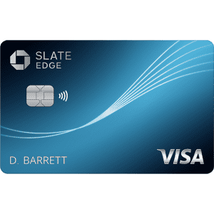 Chase Slate Edge℠: 0% Intro APR for 18 months