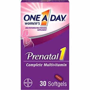 One A Day Women's Prenatal 1 Multivitamin Including Vitamin A, Vitamin C, Vitamin D, B6, B12, Iron, for $17