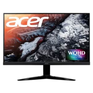 Acer KG271U Abmiipx 27 WQHD (2560 x 1440) Gaming Monitor | AMD FreeSync Technology | 144Hz Refresh for $281