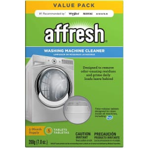 Affresh Washing Machine Cleaner 5-Count Tablets for $8.54 w/ Sub & Save