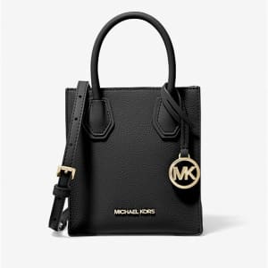 Michael Michael Kors Mercer Extra-Small Pebbled Leather Crossbody Bag for $74